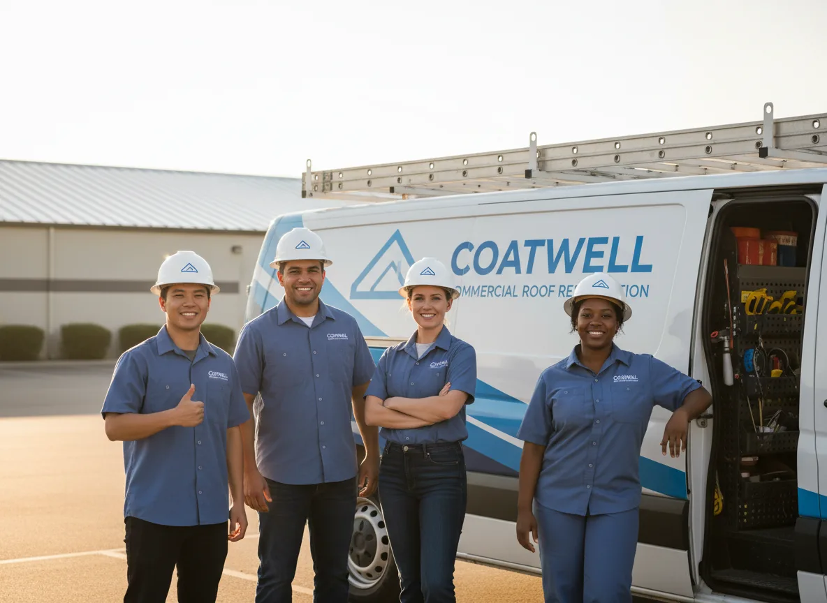 Commercial roof coating company in Harper, KS